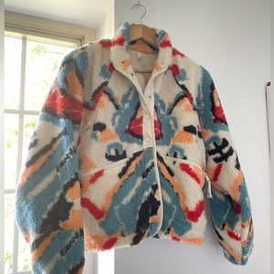 Free People Multi Color Fleece